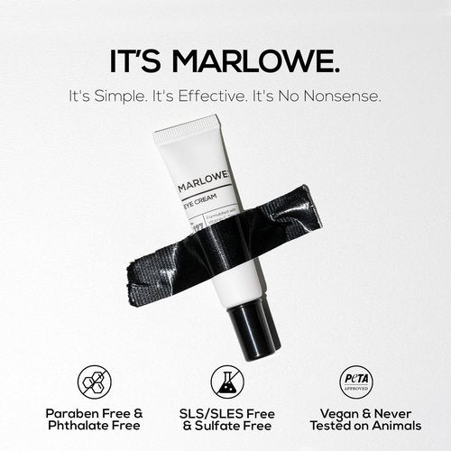 Marlowe. No. 127 Men's Eye Cream - Vitamin C & Caffeine for Puffiness, Wrinkles & Dark Circles | 0.5 FL Oz
