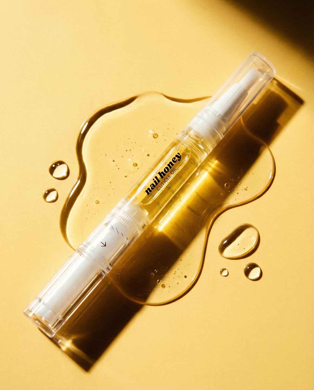 Twinkled T Nail Honey Cuticle Oil Pen - Organic Nail Growth Treatment for Dry Cuticles & Brittle Nails | 2ml