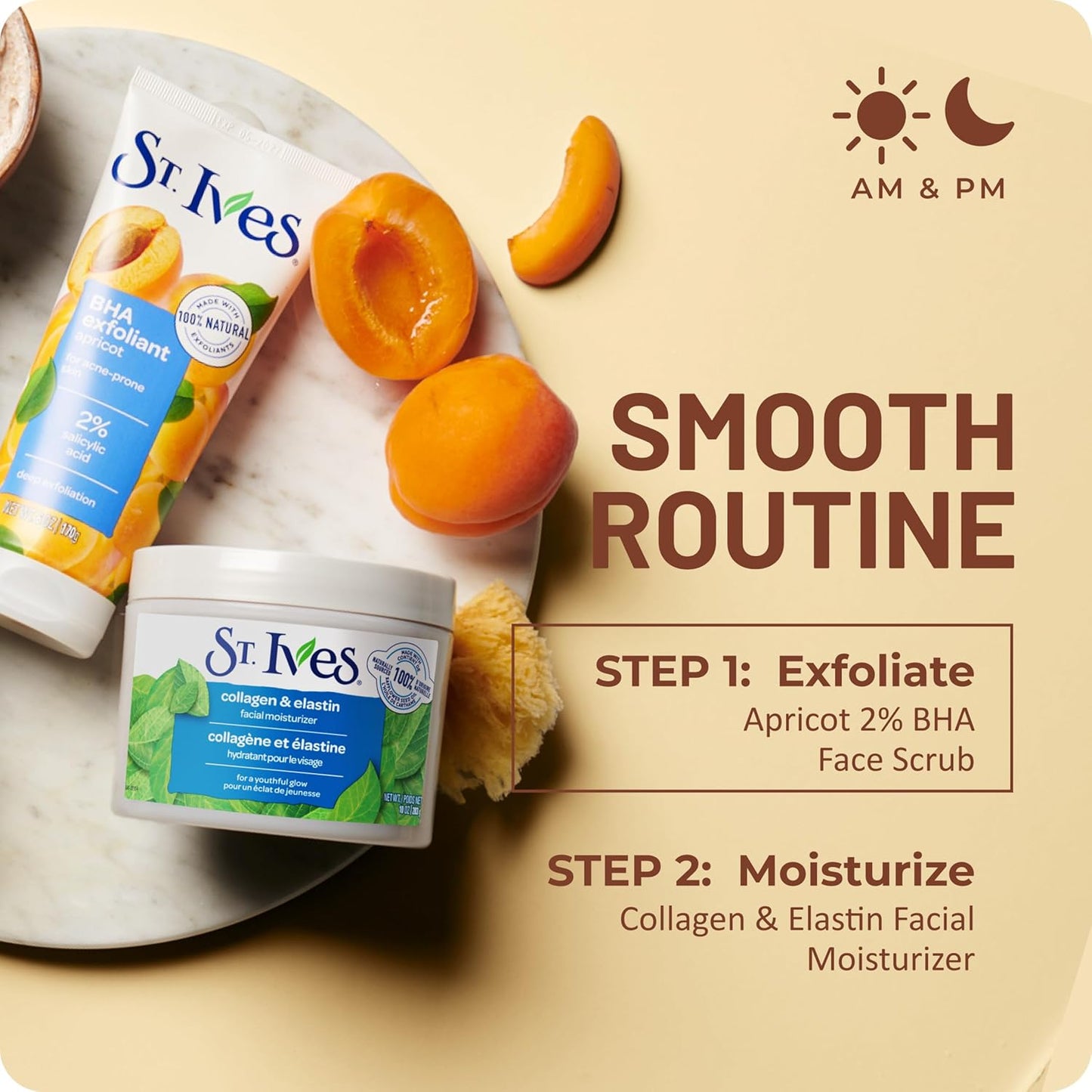 St. Ives Acne Control Face Scrub - Deep Exfoliator with Salicylic Acid for Radiant Skin | 6 oz, 4 Pack