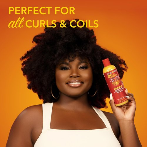 Creme of Nature Argan Oil Shampoo & Conditioning Treatment Set - Sulfate-Free Hydrating Duo, 2 x 12 oz