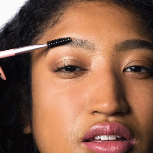 Real Techniques Dual-Ended Brow Brush - Shape & Fill Eyebrows | Travel-Friendly Spoolie & Liner, Vegan