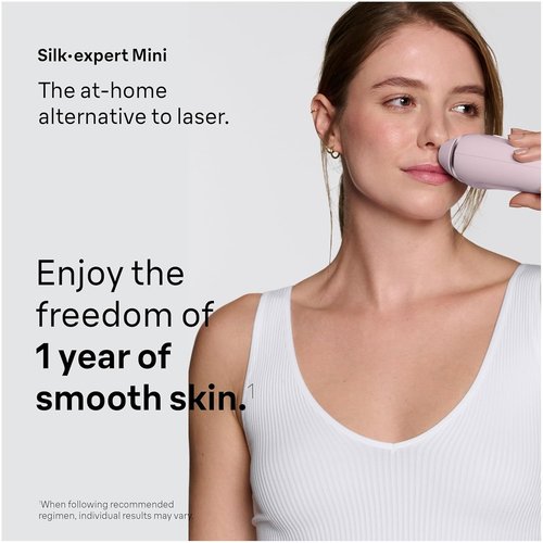 Braun Silk·Expert Mini IPL Hair Removal Device - At-Home Permanent Laser Hair Reduction for All Skin Types