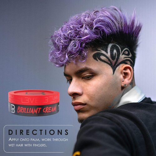 Level 3 Brilliant Cream - Enhance Hair Texture & Shine - Hydrating Formula for Natural Style