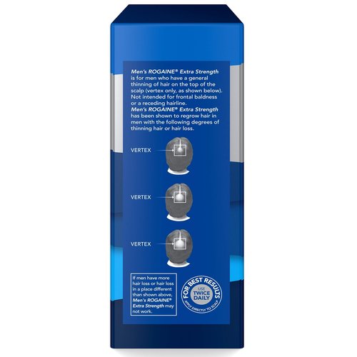 Rogaine Mens Regrowth Extra Strength 5% Unscented 3 Month Supply