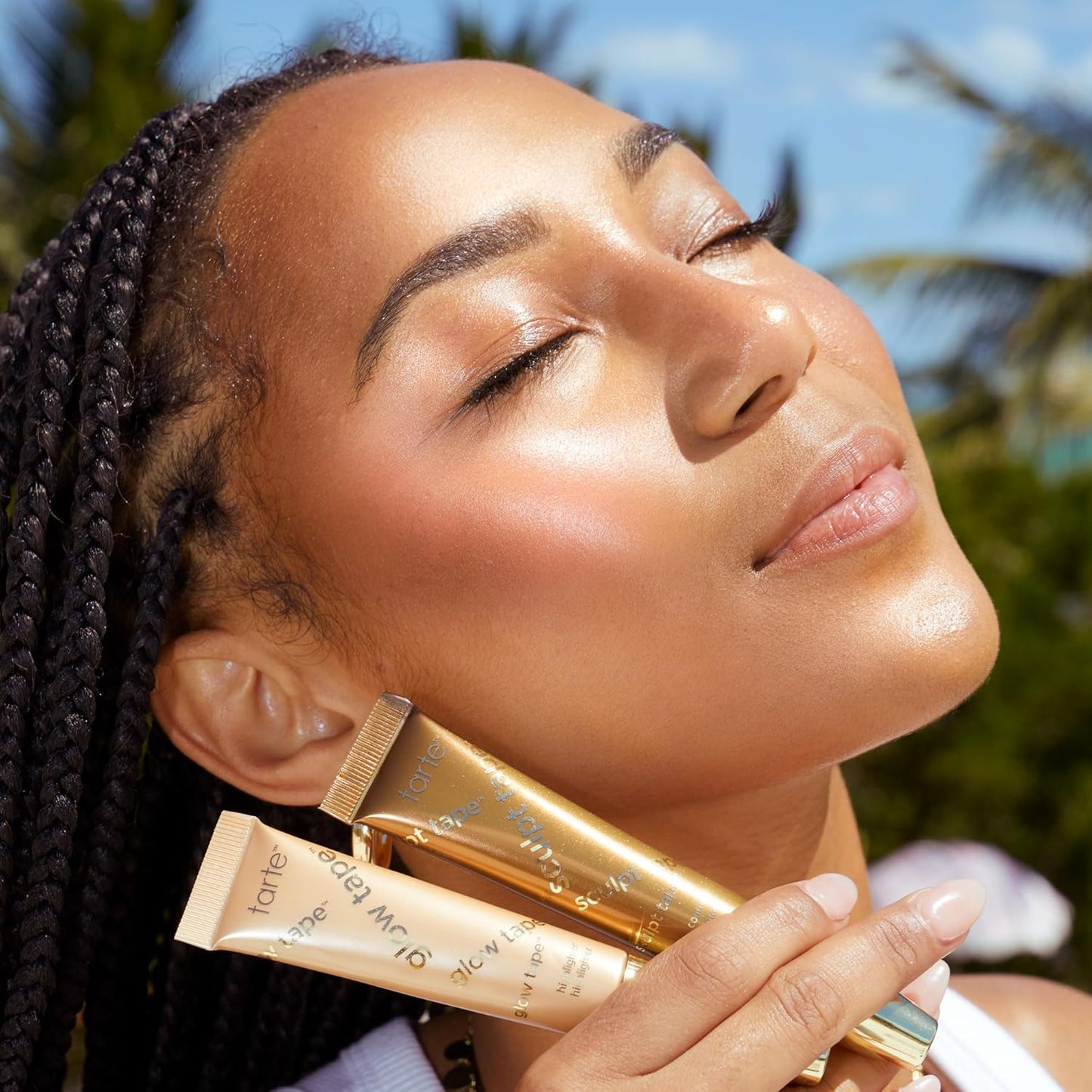 Tarte Glow Tape Highlighter - Illuminating Glow Makeup with Buildable Mineral Pigments & Shea Butter, Vegan