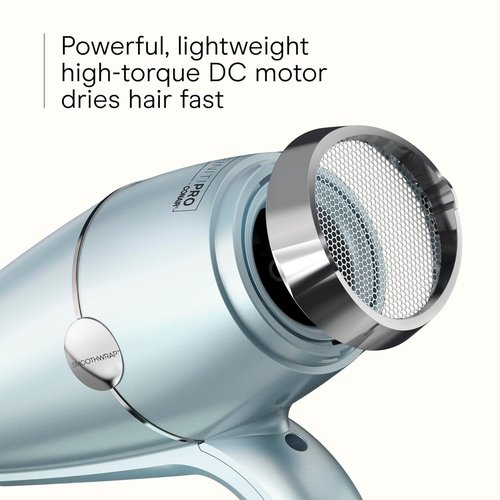 INFINITI PRO CONAIR SmoothWrap Hair Dryer - Advanced Plasma & Ceramic Technology for Less Frizz | Mint Color