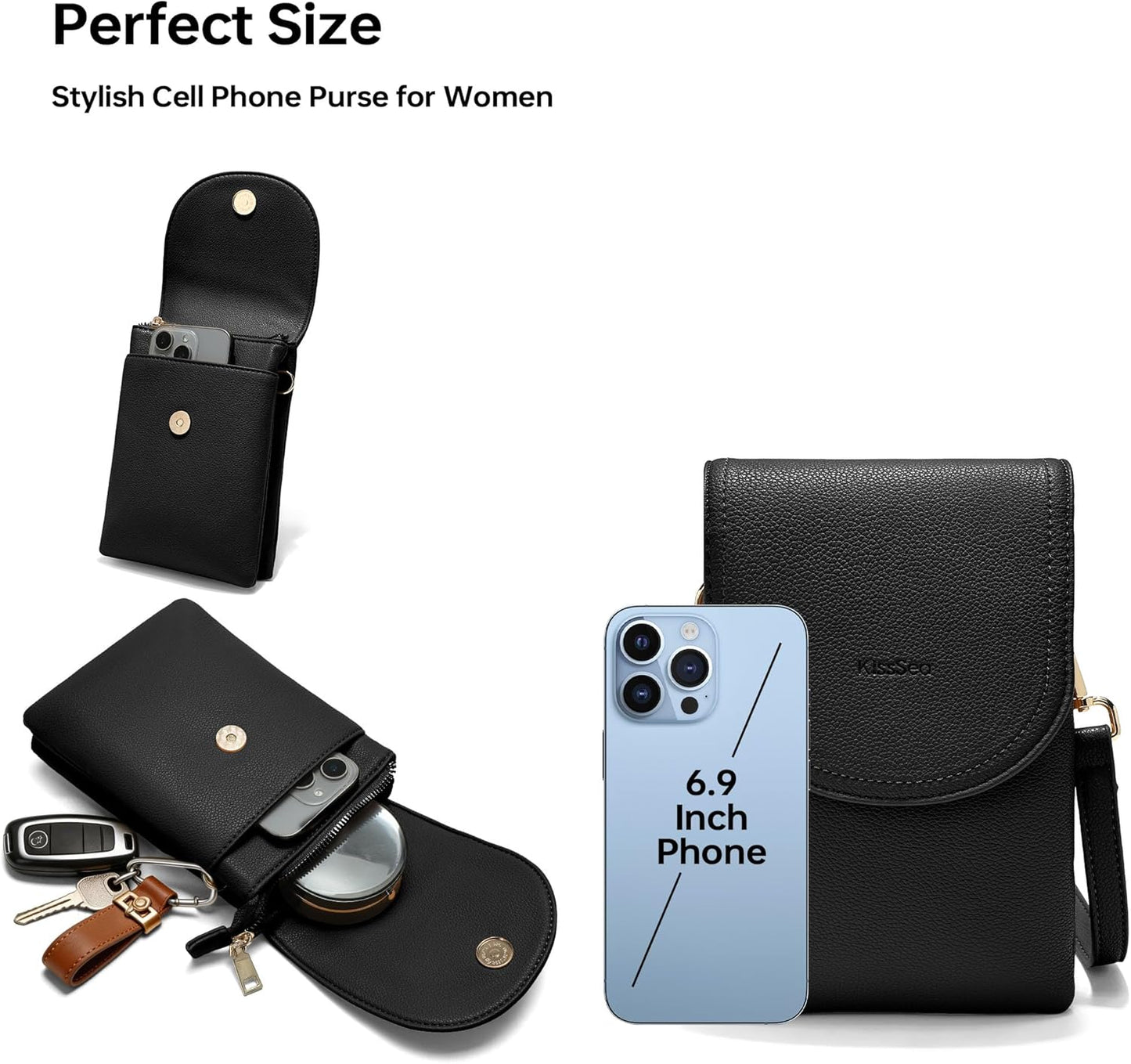 Skiennix Small Crossbody Bag for Women - Adjustable Strap Mini Wallet Handbag | Perfect for Daily Use