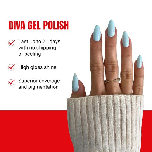 DND Gel Polish - Coquette Collection | UV/LED Gel & Air Dry Nail Lacquer Duo - 0.5 Fl Oz Lather Me Up