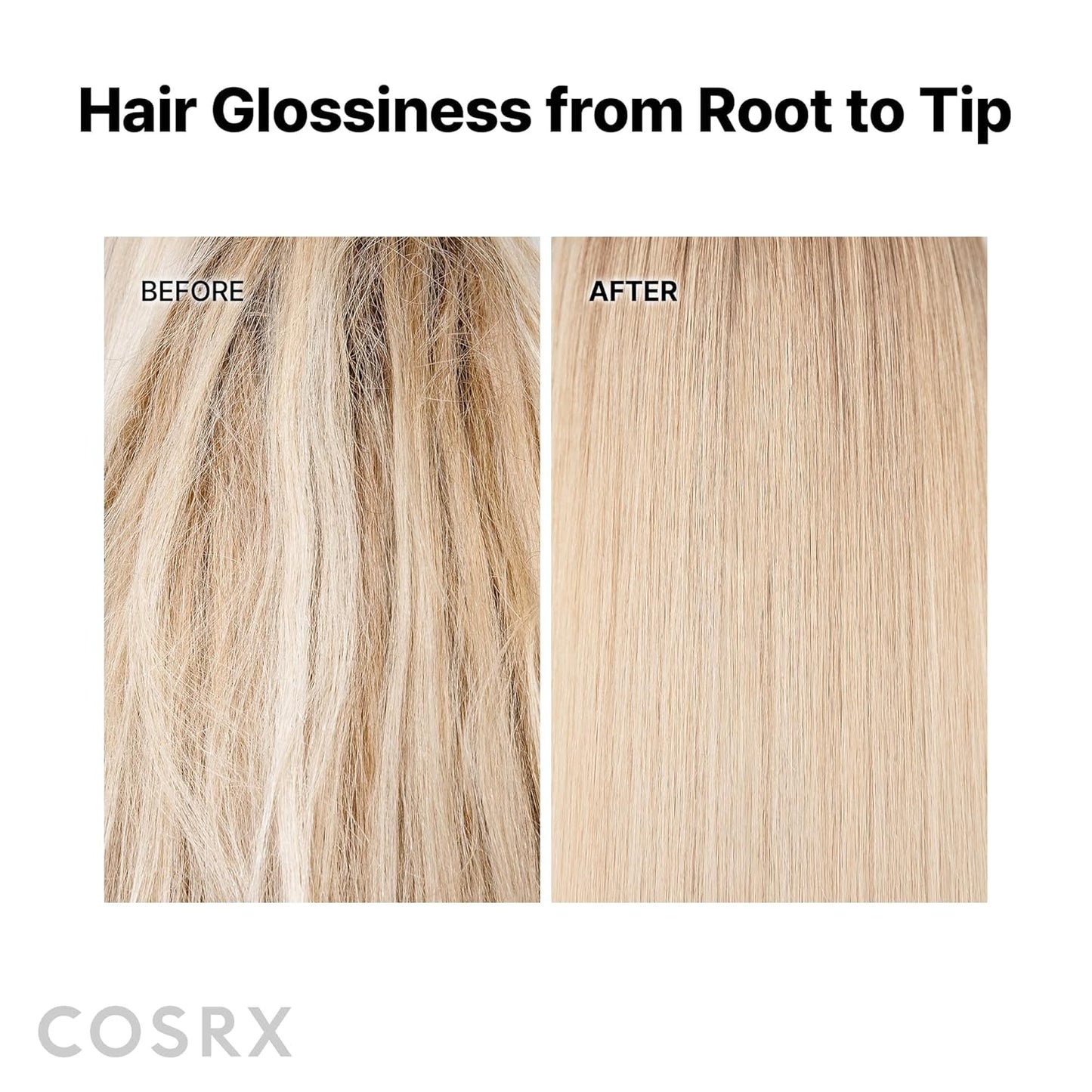 COSRX PEPTIDE 132 Hair Bonding Repair Treatment - Deep Conditioner for Damaged Hair, Repairs Breakage & Split Ends - 8.11 fl oz