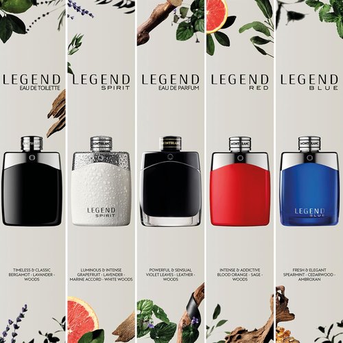 MONTBLANC Legend Blue - Iconic Fragrance for Men | Fresh and Elegant Scent 3.3 oz