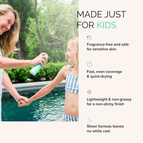 MDSolarSciences KidSpray SPF 40 | Water-Resistant, Broad-Spectrum Sunscreen Spray for Kids | Infused with Indian Gooseberry, Vitamin C & Antioxidants | Non-Aerosol | Safe for Sensitive Skin (6 Fl Oz)