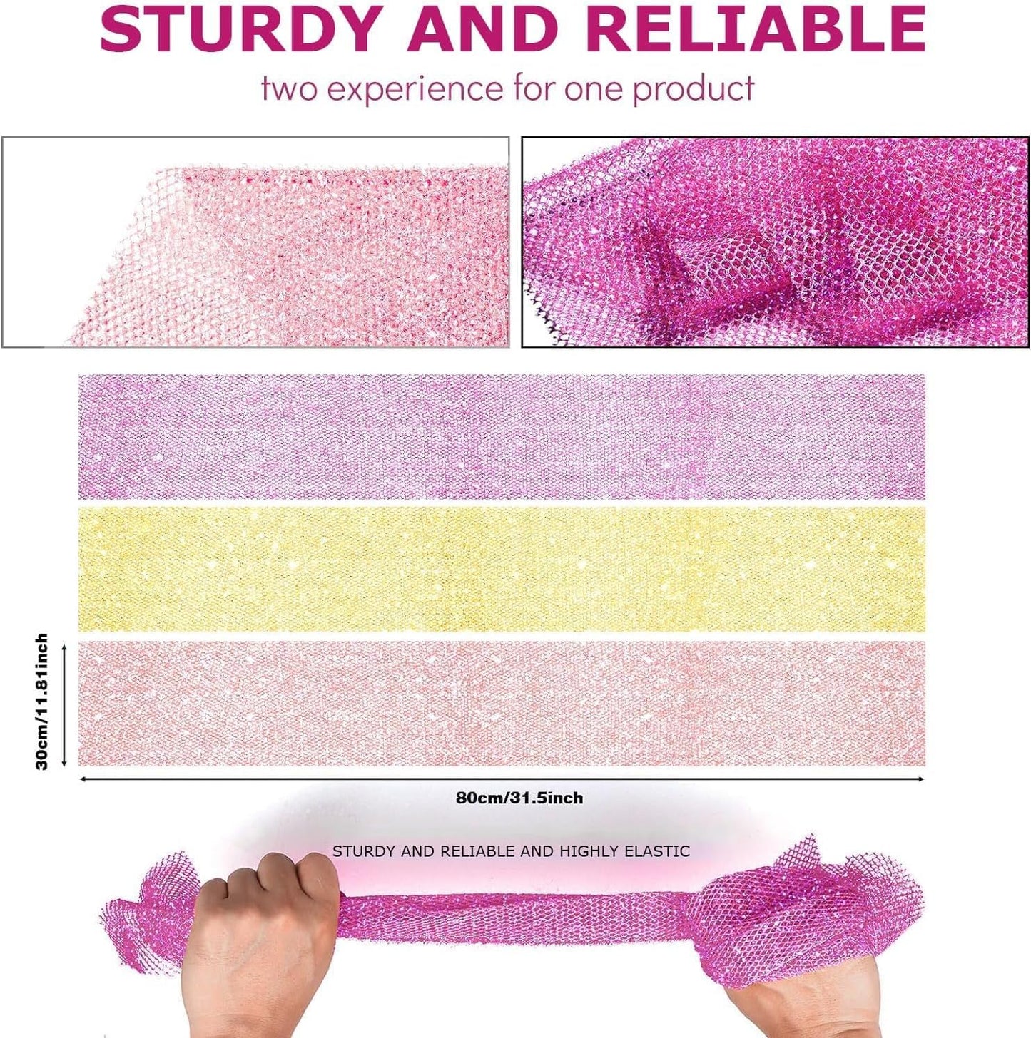 Skiennix 3-Piece African Exfoliating Shower Set - Bright Colors for Smooth, Refreshed Skin | Daily Use
