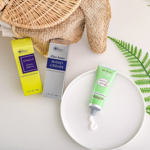 BODY & EARTH # LOVE Hand Lotion Set, Hand Cream for Women, Lotion Gift Set, Pack of 6 Hand Cream Gift Sets, Holiday Gift for Mother's Day Valentine's Day Christmas