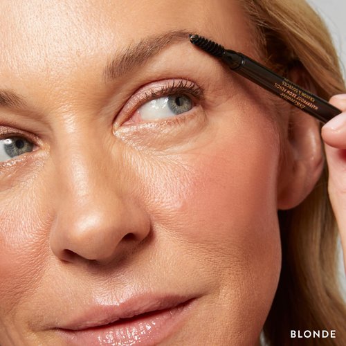 LAURA GELLER NEW YORK INKcredible Waterproof Brow Pencil- Blending Spoolie Brush - Long Lasting Eyebrow Filler