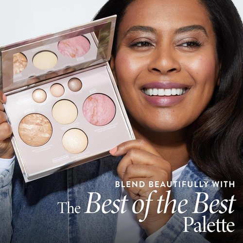 Laura Geller New York Makeup Brushes Set - Cruelty-Free 5-Piece Full Face Brush Collection