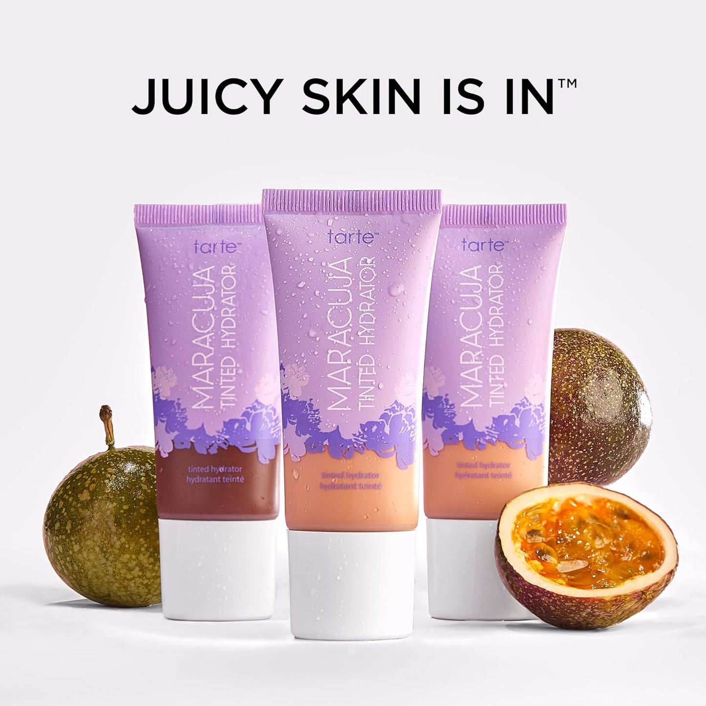 Tarte Maracuja Tinted Moisturizer - Lightweight Sheer Foundation with Buildable Coverage, Hydrating Hyaluronic Acid & Turmeric