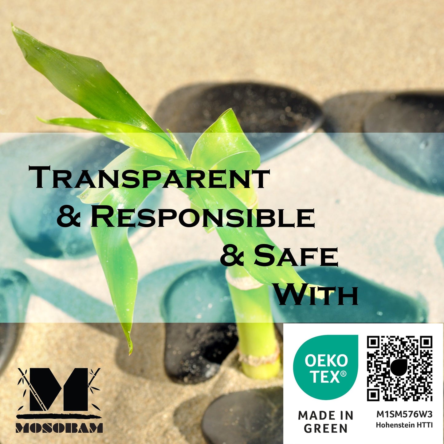 Mosobam Luxury Turkish Set of 2 Hand Towels 16X30 Allure Blue 700 GSM Bamboo Viscose & Aegean Turkish Combed Cotton