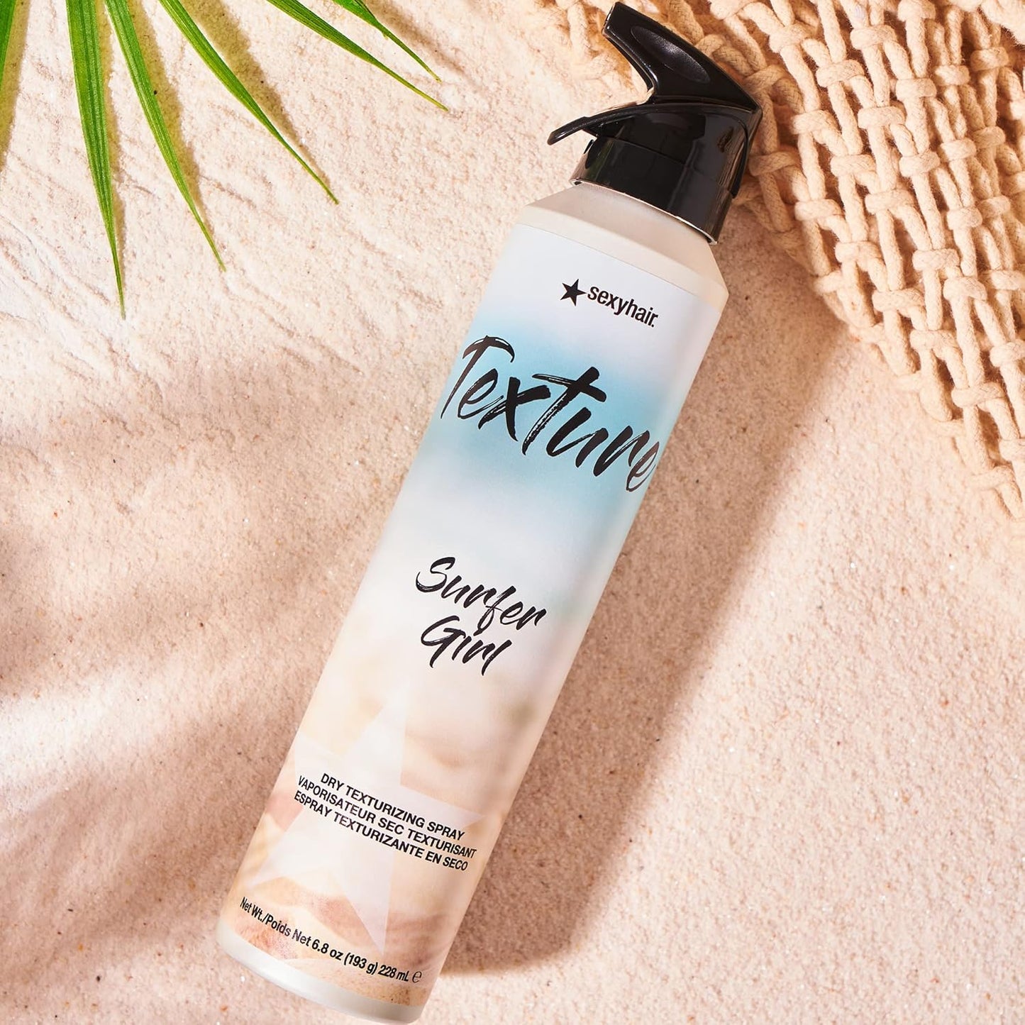 SexyHair Texture Surfer Girl Dry Texturizing Spray - Natural Shine & 24-Hour Humidity Resistance for All Hair Types