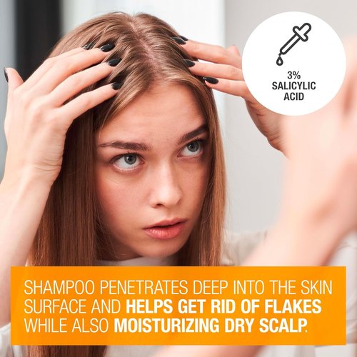 Neutrogena Scalp Therapy Anti-Dandruff Shampoo - Extra Strength with 3% Salicylic Acid | 12 fl. oz, Fragrance-Free