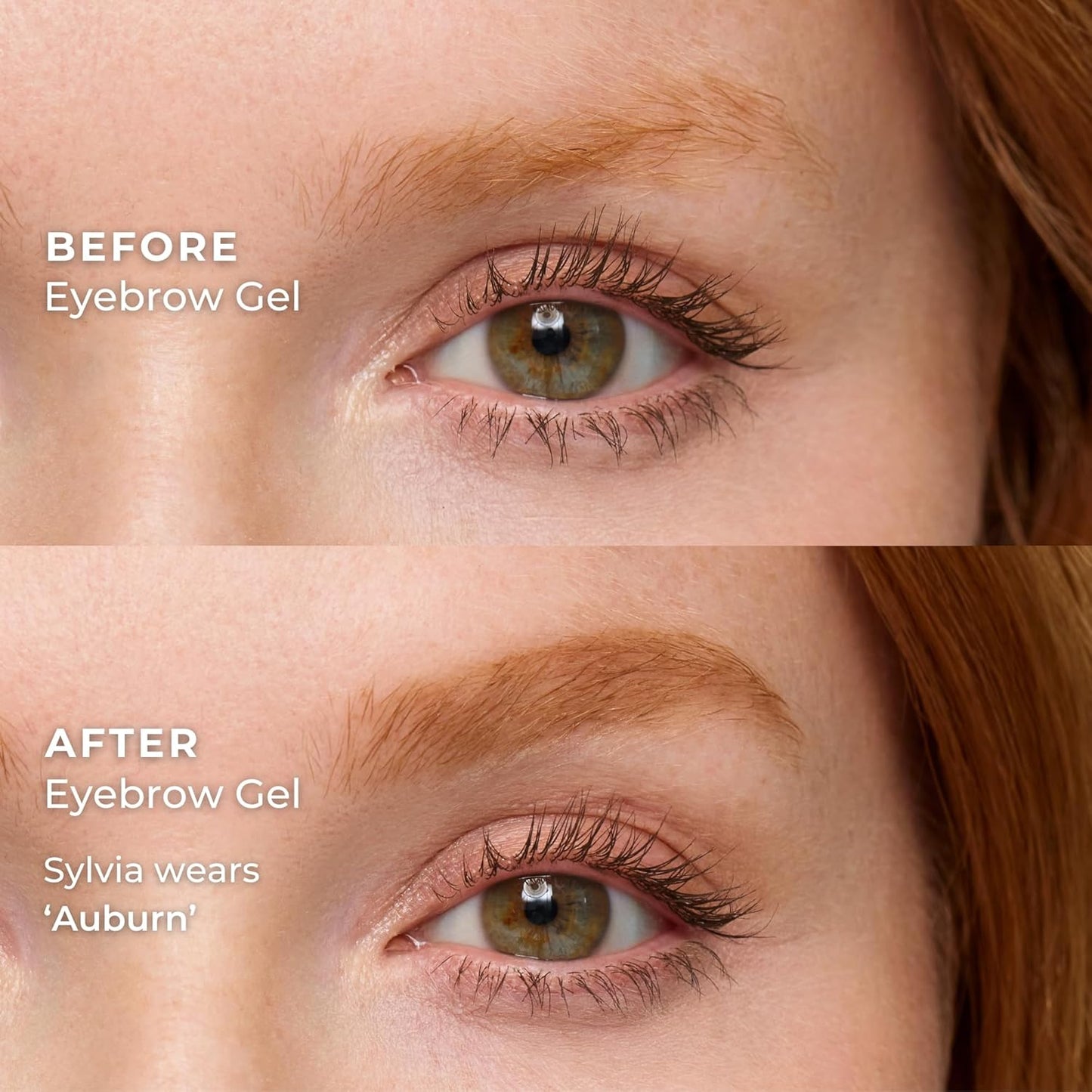 WUNDERBROW Eyebrow Gel - Waterproof & Smudgeproof Formula | Long Lasting Auburn Shade, Vegan & Cruelty-Free