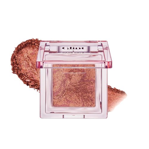 Glint Marble Highlighter - Sunset Bronze | 0.08oz Korean Makeup for Smooth, Radiant Glow