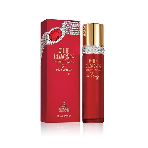 Elizabeth Taylor White Diamonds En Rouge Perfume - Eau De Toilette Spray, 3.3 Fl Oz