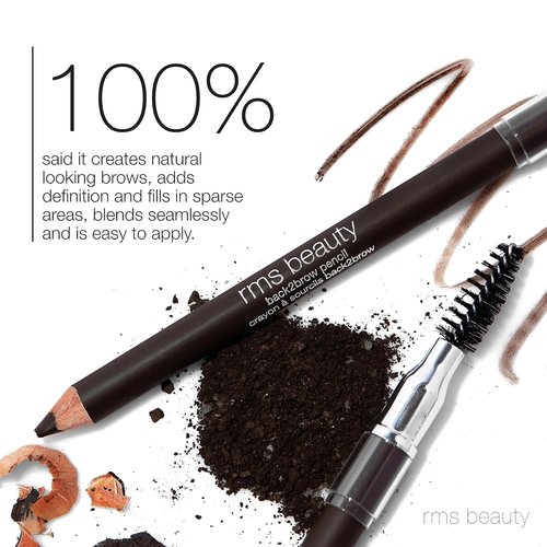 RMS Beauty Back2Brow Pencil - Waterproof, Smudge-Resistant Brow Color for Natural Strokes | 0.3g
