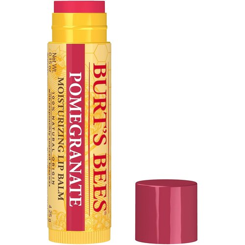 Burt's Bees Lip Balm - 100% Natural Moisturizer with Pomegranate Flavor - 1 Tube