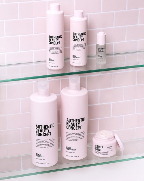 Authentic Beauty Concept Glow Conditioner - Hydrating Formula for Color-Treated Hair | Vegan & Silicone-Free