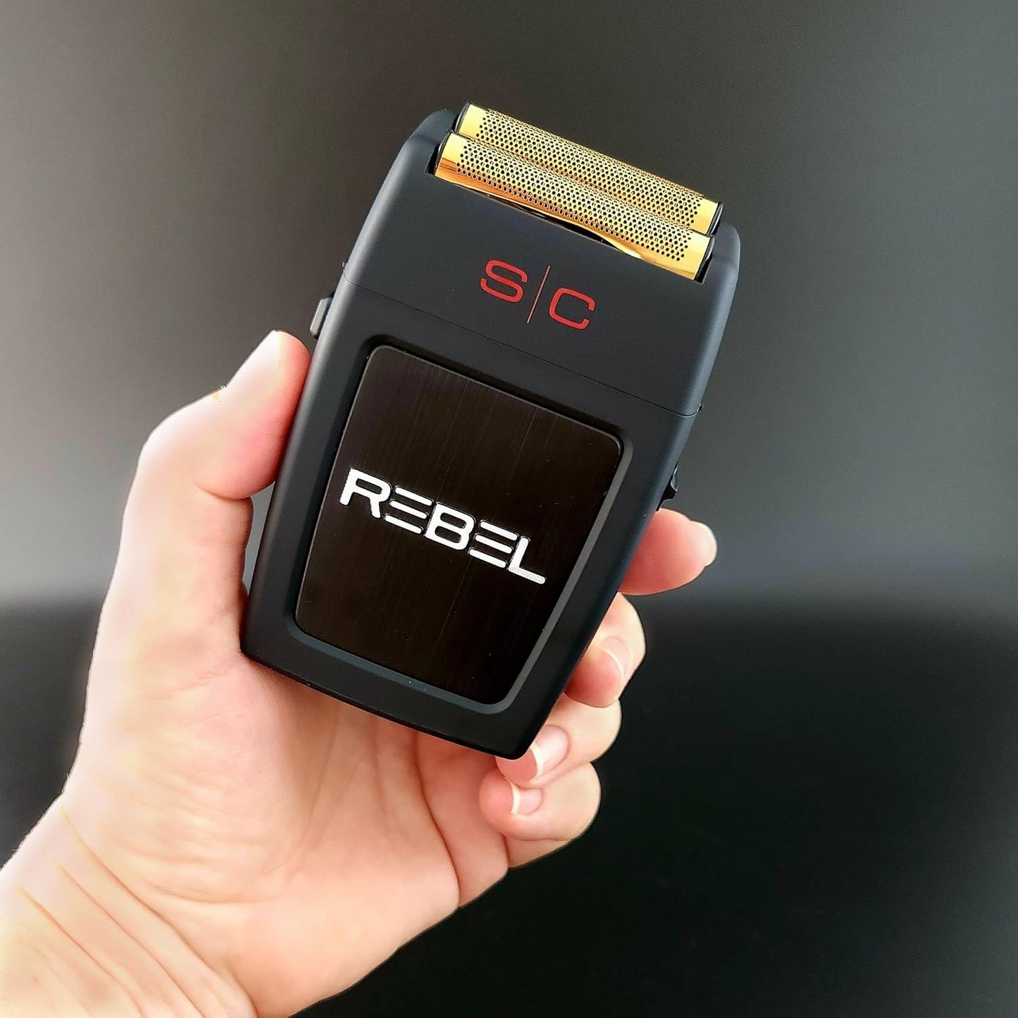 StyleCraft Rebel Professional Cordless Double Foil Shaver - USB-C Rechargeable, Close Shave for Men