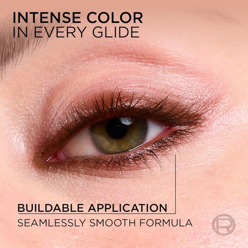 L'Oreal Paris Kohl Eyeliner Pencil - Intense Gel-Like Formula for 12HR Wear | 160 Bronze Chiffon