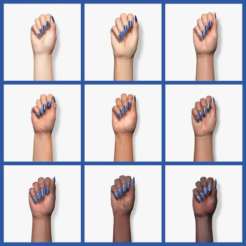 Sally Hansen Hard as Nails, Sturdy Sapphire, Long Lasting, Chip Resistant, Semi Opaque, Shiny Blue Nail Polish