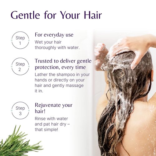Aloe Vera Jojoba Shampoo - Organic Rosemary Infused Formula | 200ml for Nourished Hair