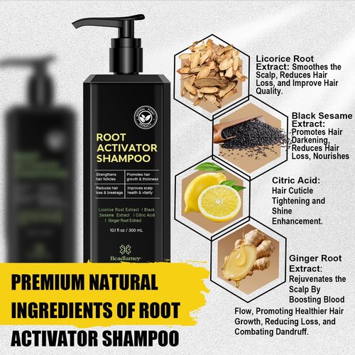 Root Activator Shampoo & Conditioner for Men - Hair Growth Set for Thinning Hair
