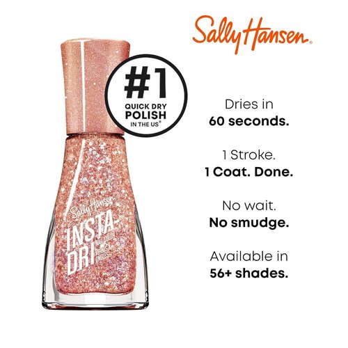 Sally Hansen Insta-Dri Nail Polish - Quick Dry, Long Lasting, Streak-Free Shine | 258 Shooting Star