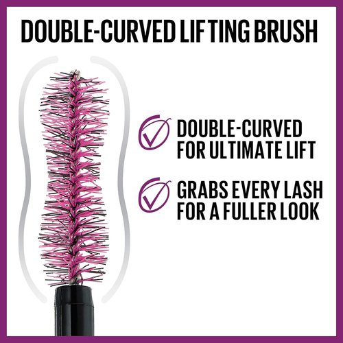 Maybelline The Falsies Lash Lift Mascara - Volumizing & Lengthening - Blackest Black, 1 Count