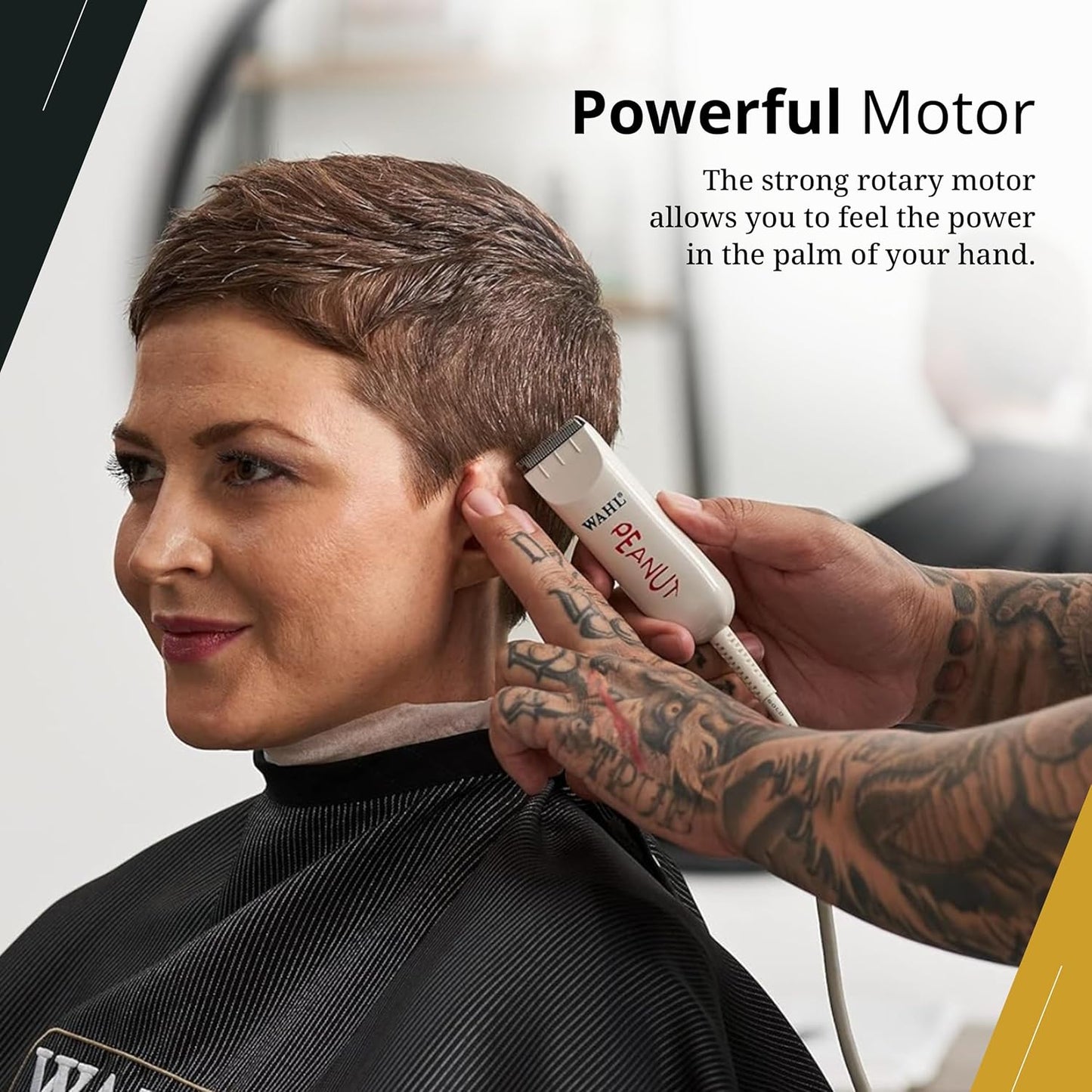 Wahl Professional Peanut Corded Trimmer - Compact & Lightweight Grooming Tool with 4 Guides & Accessories