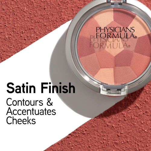 Physicians Formula Multi-Colored Blush - Silky Smooth, Hypoallergenic, Easy Blending | Blushing Rose