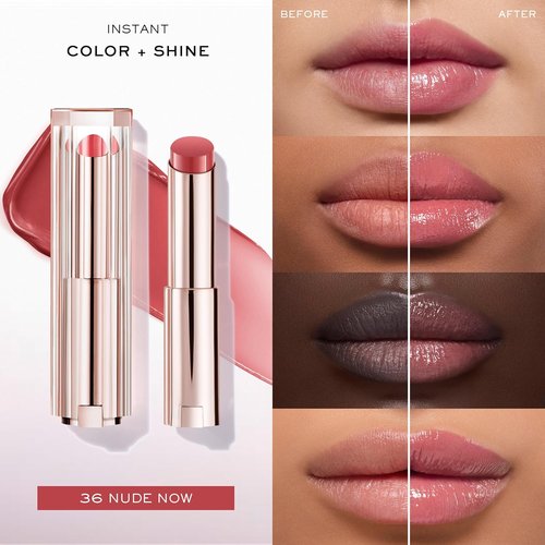 Lancôme Lip Idôle Hydrating Lip Balm - Squalane-12 Formula for 24H Moisture & Buildable Shine