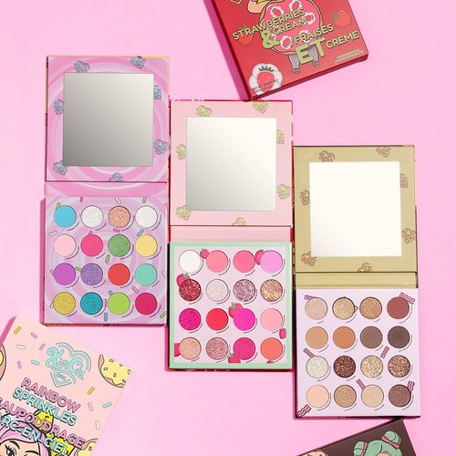 KimChiChic Beauty Donut Collection Eyeshadow Palette - 16 Versatile Matte & Glitter Shades for Day to Night Looks, Cruelty-Free