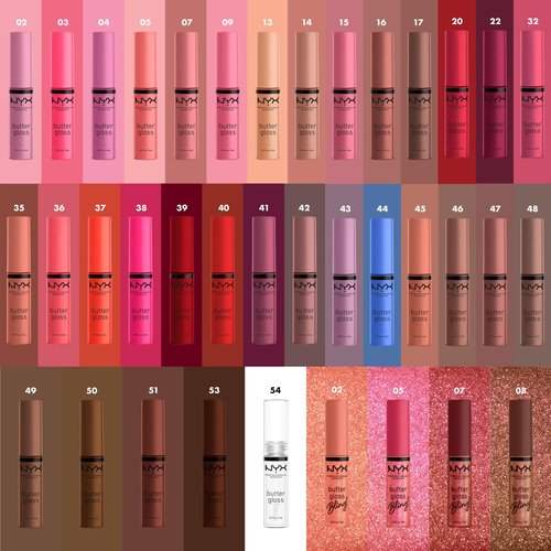 NYX PROFESSIONAL MAKEUP Butter Gloss Bling Lip Gloss, Non Sticky and Shiny Vegan Lip Makeup - Dripped Out