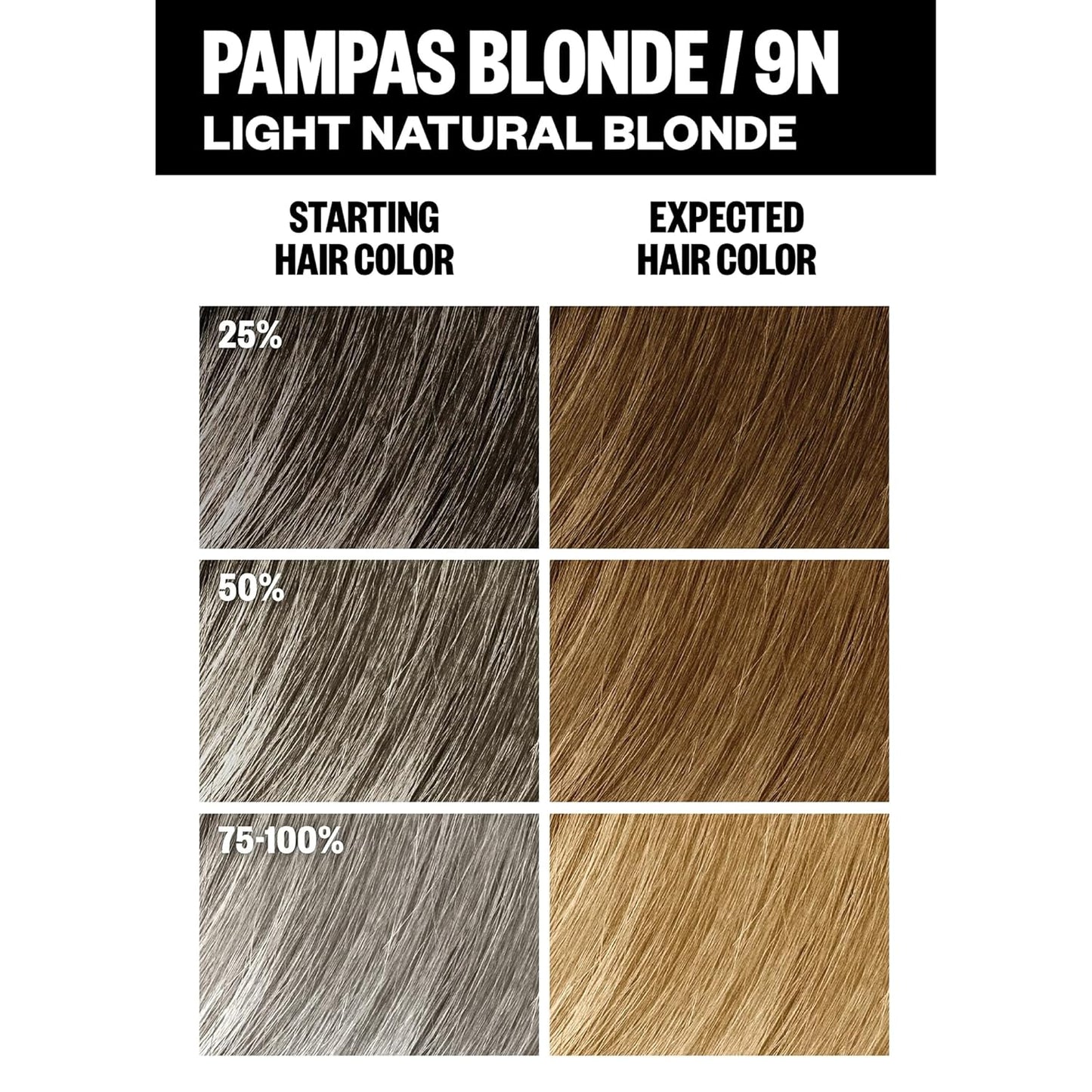 IGK Permanent Hair Dye Color Kit - 9N Pampas Blonde | 100% Gray Coverage, Strengthens & Adds Shine