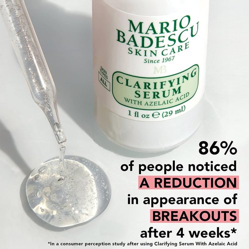 Mario Badescu Clarifying Serum - Azelaic Acid for Pore Clearing & Redness Reduction, 1 oz