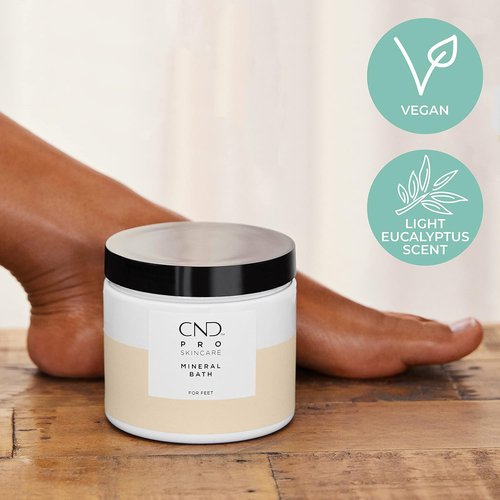 CND Pro Skincare | Exfoliating Sea Salt Scrub for Feet - Advanced Callus Remover & Hydration Treatment | Vegan Formula