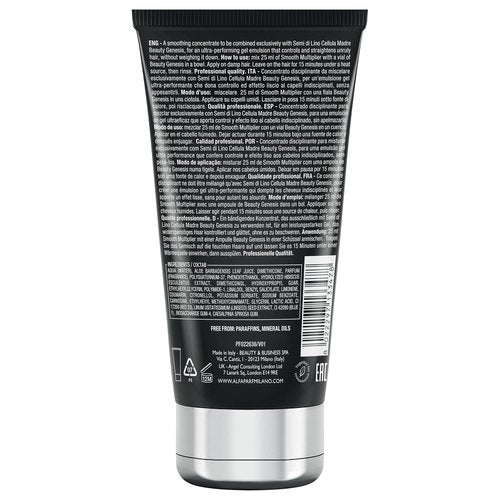Alfaparf Milano Smooth Multiplier - Shiny Hair Gel Treatment for Daily Frizz Control | 5.07 fl oz