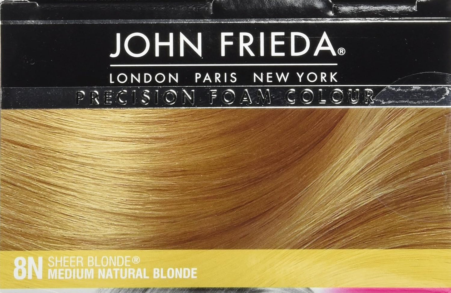 John Frieda Precision Foam Colour - Medium Natural Blonde 8N Hair Color Kit | Full-Coverage, Anti-Fade Formula