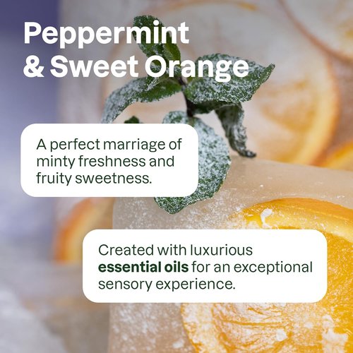 ATTITUDE Hydrating Shampoo Refill, Peppermint & Sweet Orange, EWG Verified with Essential Oils, Vegan & Plant-Based, For Dry and Damaged Hair, 67.6 Fl Oz