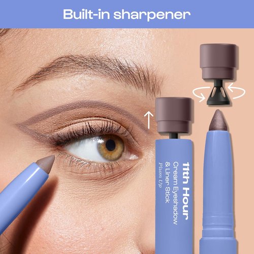 ALLEYOOP 11th Hour Waterproof Cream Eyeshadow Stick - Long-Lasting Matte Eye Shadow & Eyeliner in Dark Chocolate