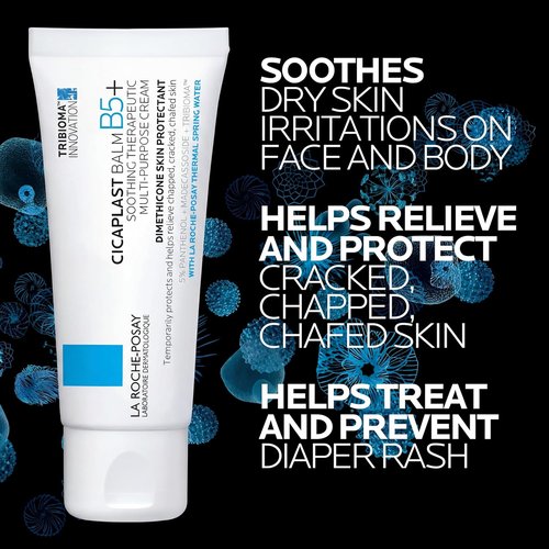 La Roche-Posay Cicaplast Balm B5 - Healing Ointment & Soothing Cream for Dry Skin | Fragrance-Free, Baby Safe