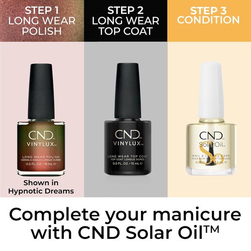 CND Vinylux Nail Polish - Longwear Metallic Finish with Gel-Like Shine | 0.5 Fl Oz